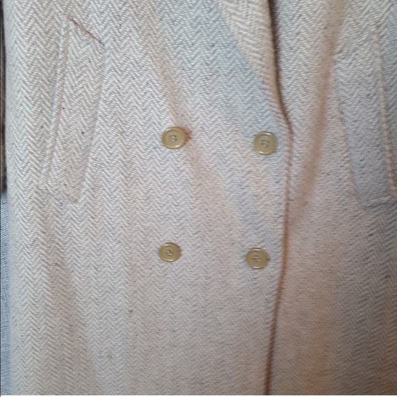 KRISTEN BLAKE Vintage Wool Blend Long Coat, Size 6 - Picture 3 of 11